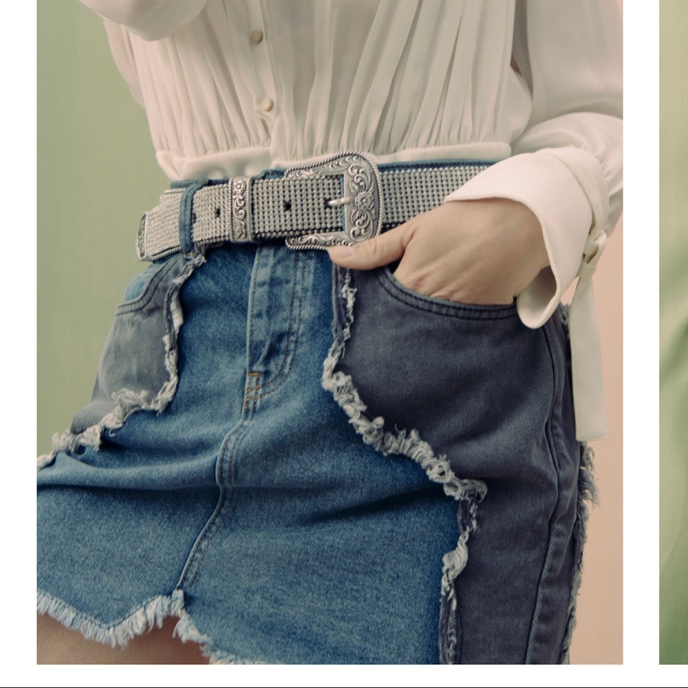 Denim skirt - Understated Leather